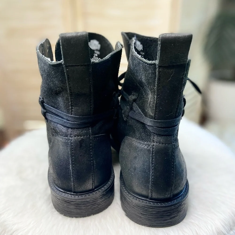 Harley-Davidson Black Leather Boots-Cambridge